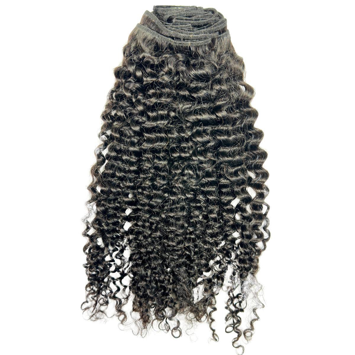 ✨ Kinky Curly Clip-In – Voluminous, Natural & Easy-to-Wear Hair Extensions 💖