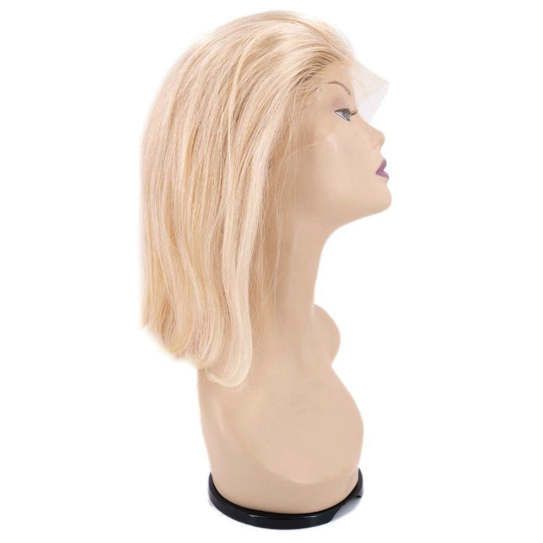 ✨ Blonde Straight Bob Wig – Premium Brazilian Hair, Sleek & Chic Look 💖