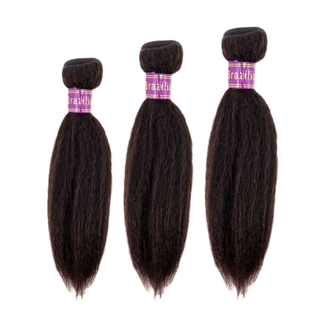 Kinky Straight Bundle Deals – 100% Human Hair Extensions
