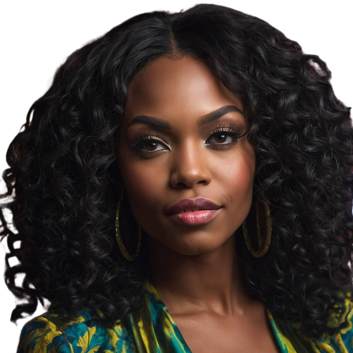 ✨ Kinky Curly 4x4 Transparent Closure Wig – Natural Look, Premium Brazilian Hair 💖