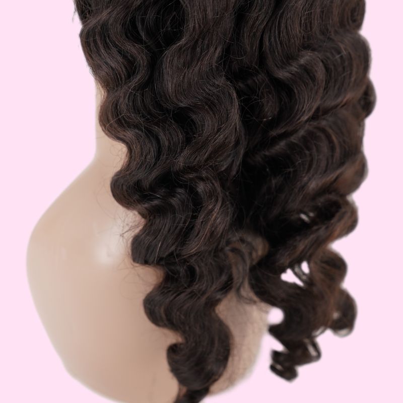 ✨ Loose Wave 13x4 Transparent Lace Front Wig – Premium Brazilian Hair, Natural Look 💖