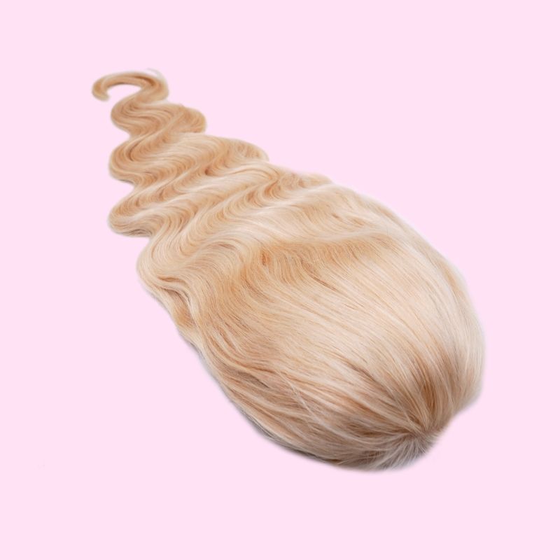 ✨ Blonde Body Wave 13x4 Transparent Lace Front Wig – Premium Brazilian Hair 💎