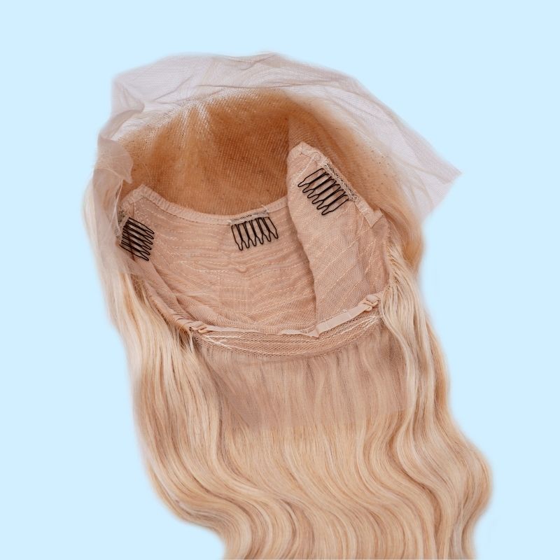 ✨ Blonde Body Wave 13x4 Transparent Lace Front Wig – Premium Brazilian Hair 💎