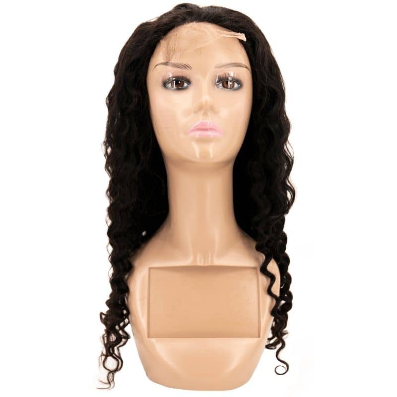 ✨ Deep Wave 4x4 Transparent Closure Wig – Natural Look, Full Volume & Easy Styling ✨