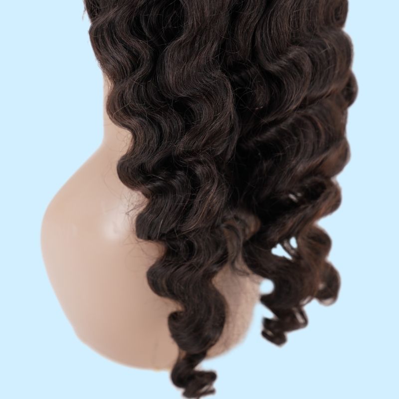 ✨ Loose Wave 13x4 Transparent Lace Front Wig – Premium Brazilian Hair, Natural Look 💖