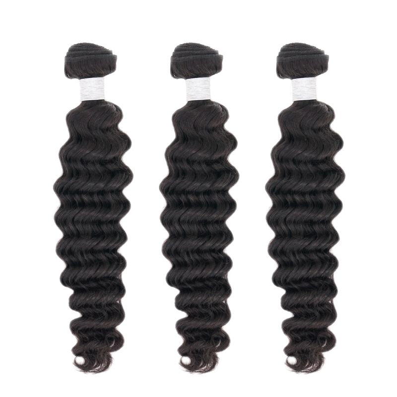 Brazilian Deep Wave Bundle Set – Soft, Bouncy & Full Texture