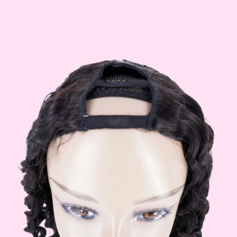 ✨ Brazilian Deep Wave U-Part Wig – Voluminous, Natural & Premium Hair 💖