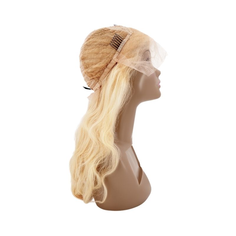 ✨ Blonde Body Wave 13x4 Transparent Lace Front Wig – Premium Brazilian Hair 💎