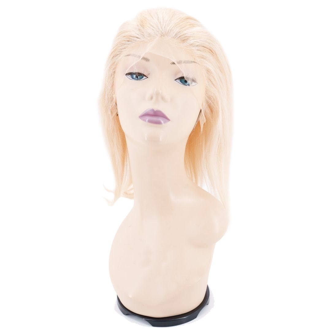 ✨ Blonde Straight Bob Wig – Premium Brazilian Hair, Sleek & Chic Look 💖