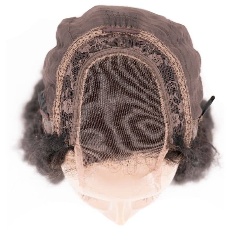 ✨ Kinky Straight 4x4 Transparent Closure Wig – Sleek, Natural & Easy to Style ✨