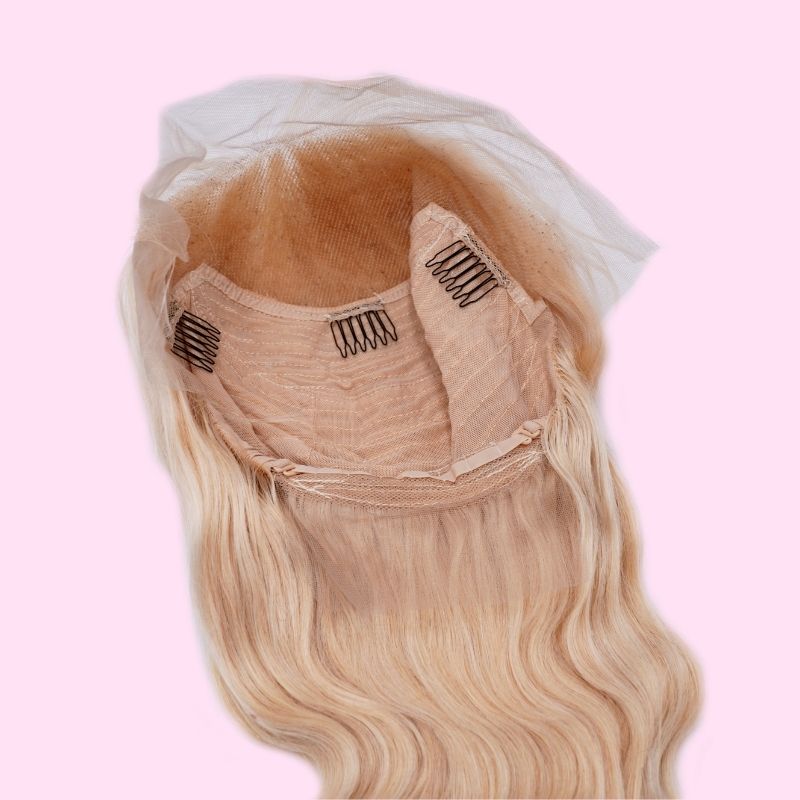 ✨ Blonde Body Wave 13x4 Transparent Lace Front Wig – Premium Brazilian Hair 💎