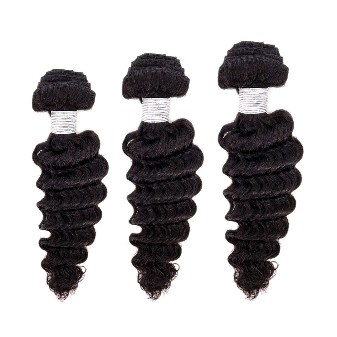 Brazilian Deep Wave Bundle Set – Soft, Bouncy & Full Texture