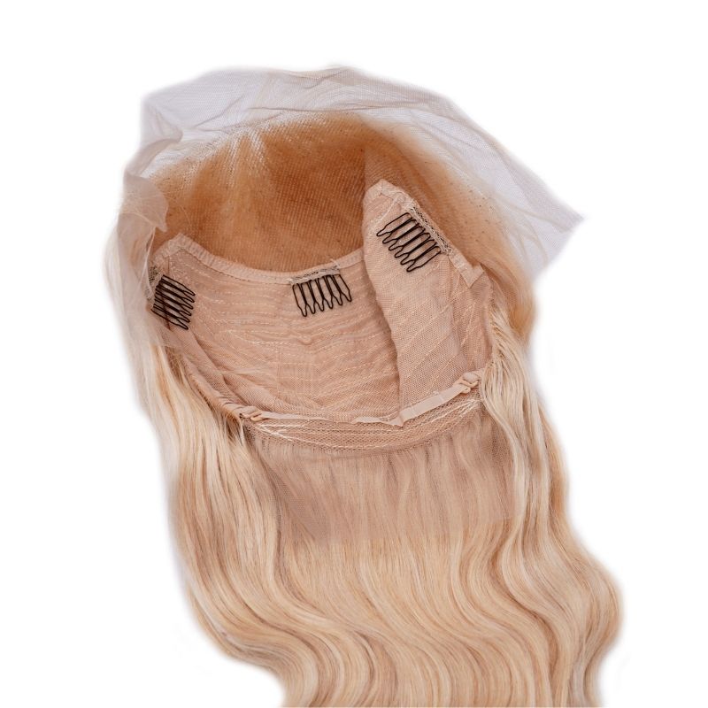✨ Blonde Body Wave 13x4 Transparent Lace Front Wig – Premium Brazilian Hair 💎