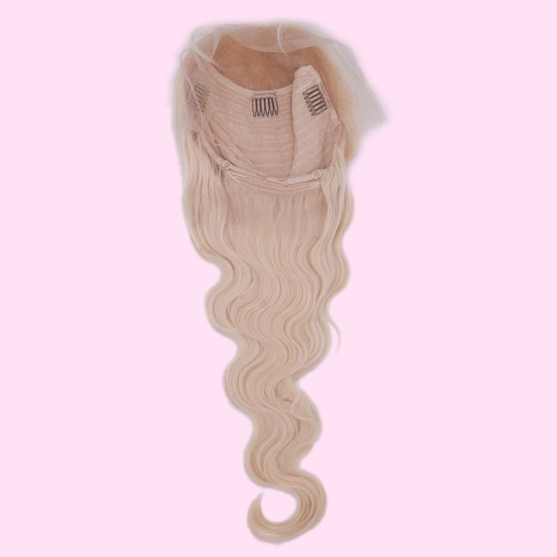 ✨ Blonde Body Wave 13x4 Transparent Lace Front Wig – Premium Brazilian Hair 💎