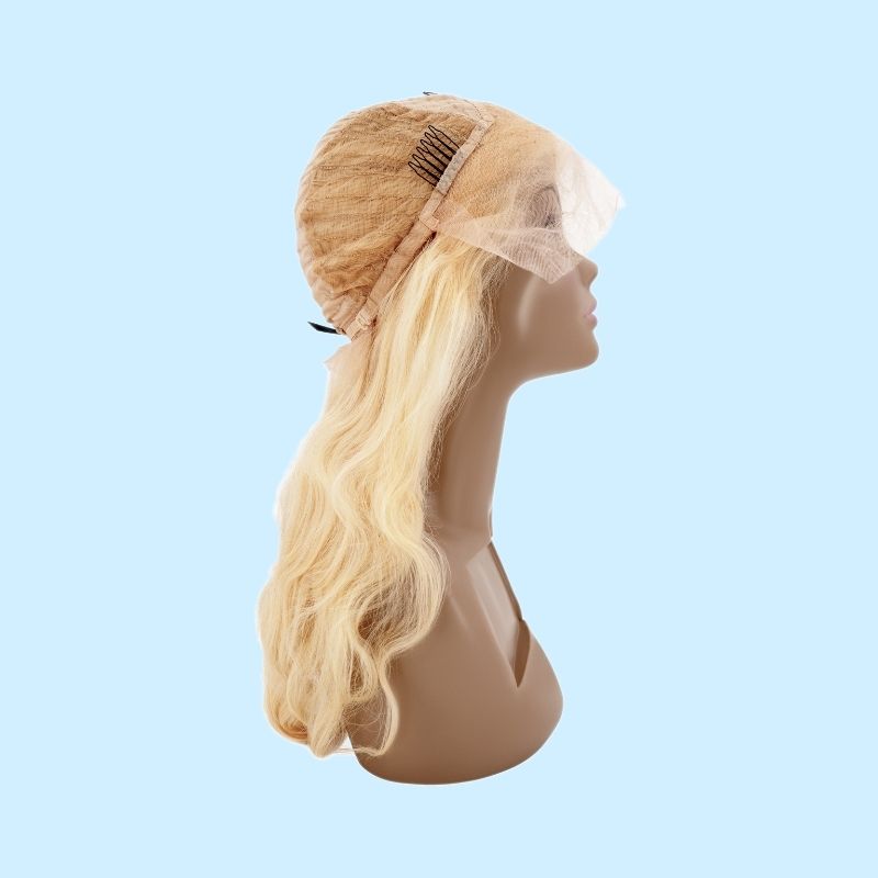 ✨ Blonde Body Wave 13x4 Transparent Lace Front Wig – Premium Brazilian Hair 💎