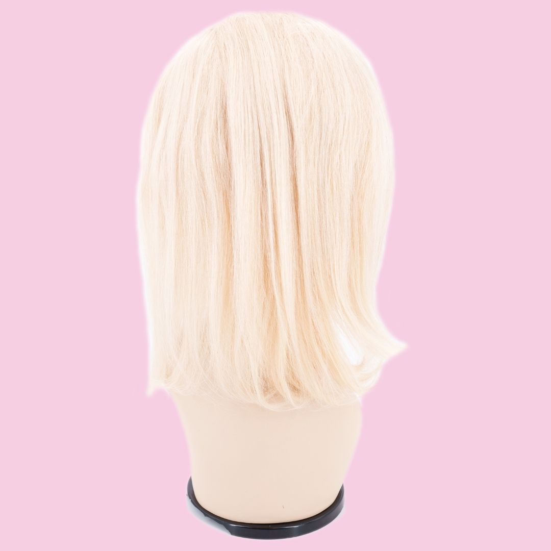 ✨ Blonde Straight Bob Wig – Premium Brazilian Hair, Sleek & Chic Look 💖