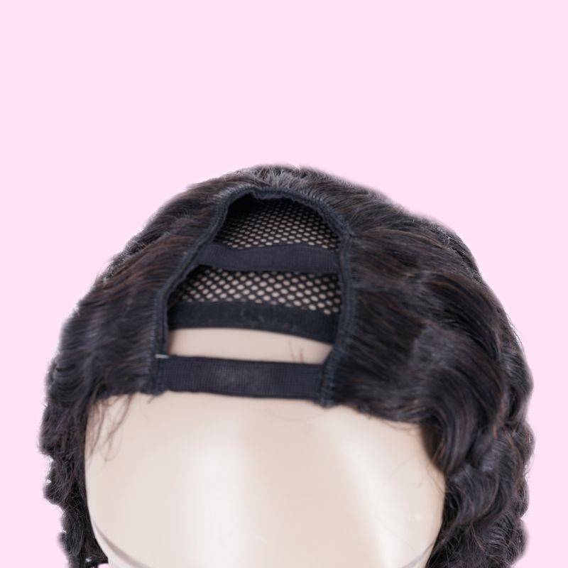 ✨ Brazilian Deep Wave U-Part Wig – Voluminous, Natural & Premium Hair 💖