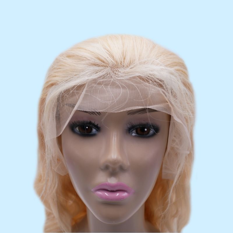 ✨ Blonde Body Wave 13x4 Transparent Lace Front Wig – Premium Brazilian Hair 💎