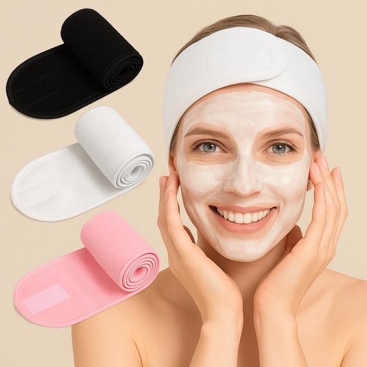 Adjustable Wide Hairband Yoga Spa Bath Shower Makeup Wash Face Cosmetic Headband For Women Ladies Make Up Accessories New