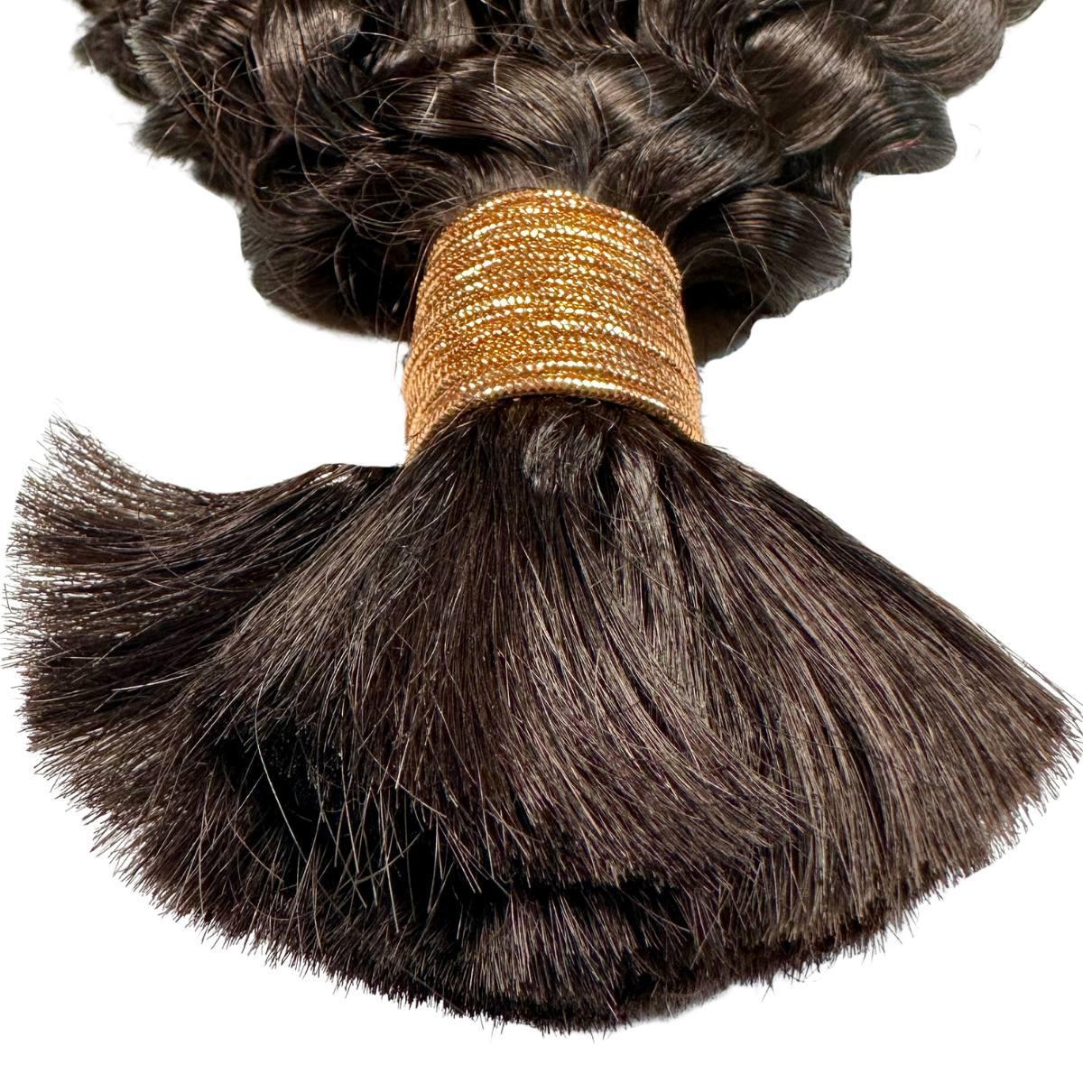 🌺 Luxury Kinky Curly Bulk Extensions – Soft, Full & Natural Look