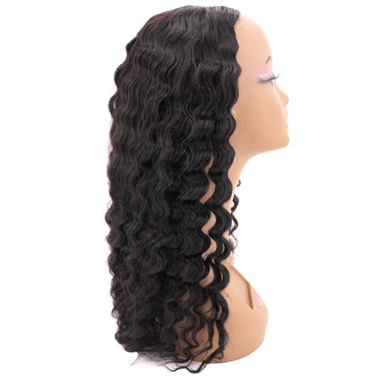 ✨ Brazilian Deep Wave U-Part Wig – Voluminous, Natural & Premium Hair 💖