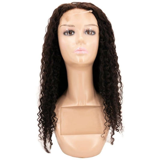 ✨ Kinky Curly 4x4 Transparent Closure Wig – Natural Look, Premium Brazilian Hair 💖